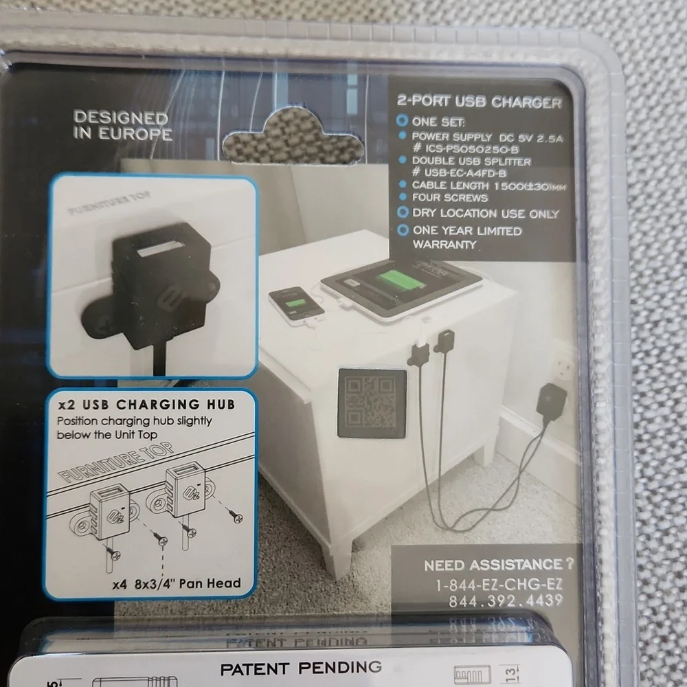 USB Charger for dressers